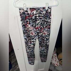 Lululemon Multicolor Abstract Print Leggings